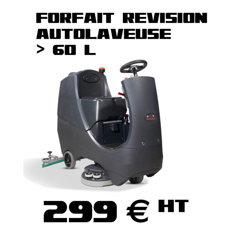 FORFAIT REVISION AUTOLAVEUSE AUTOPORTE (> 60 L)